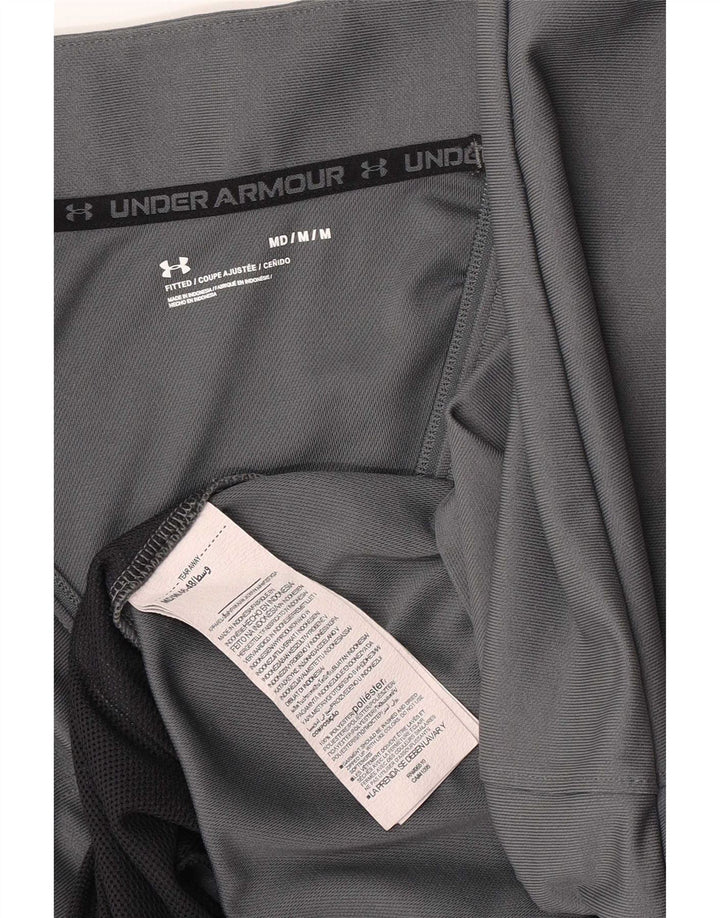 Giacca da ginnastica da uomo Under Armour in poliestere grigio medio