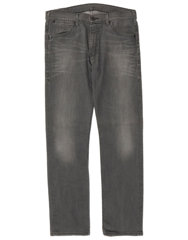 Jeans dritti da uomo Levi's W36 L34 cotone grigio