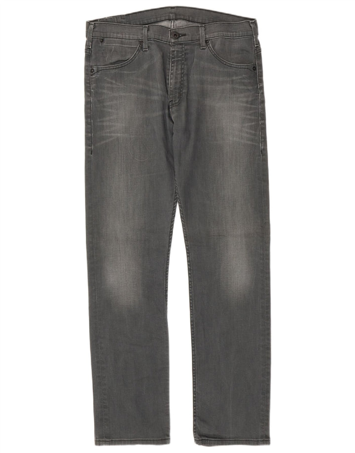 Jeans dritti da uomo Levi's W36 L34 cotone grigio