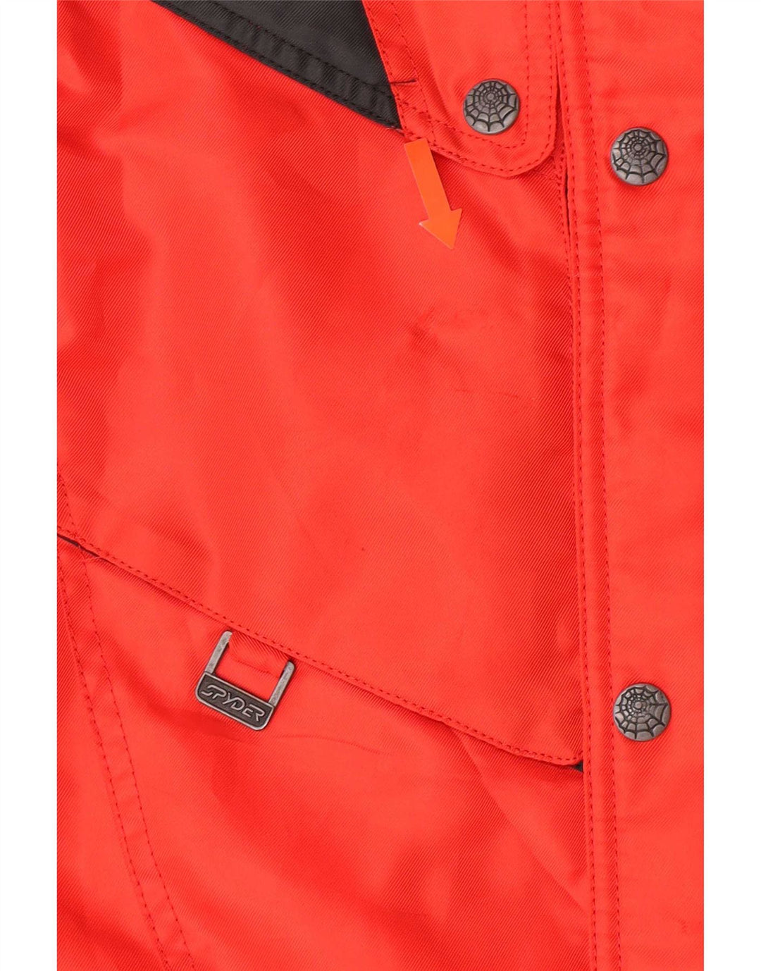 Giacca da sci con cappuccio per ragazzi Spyder 11-12 anni Poliestere color block rosso
