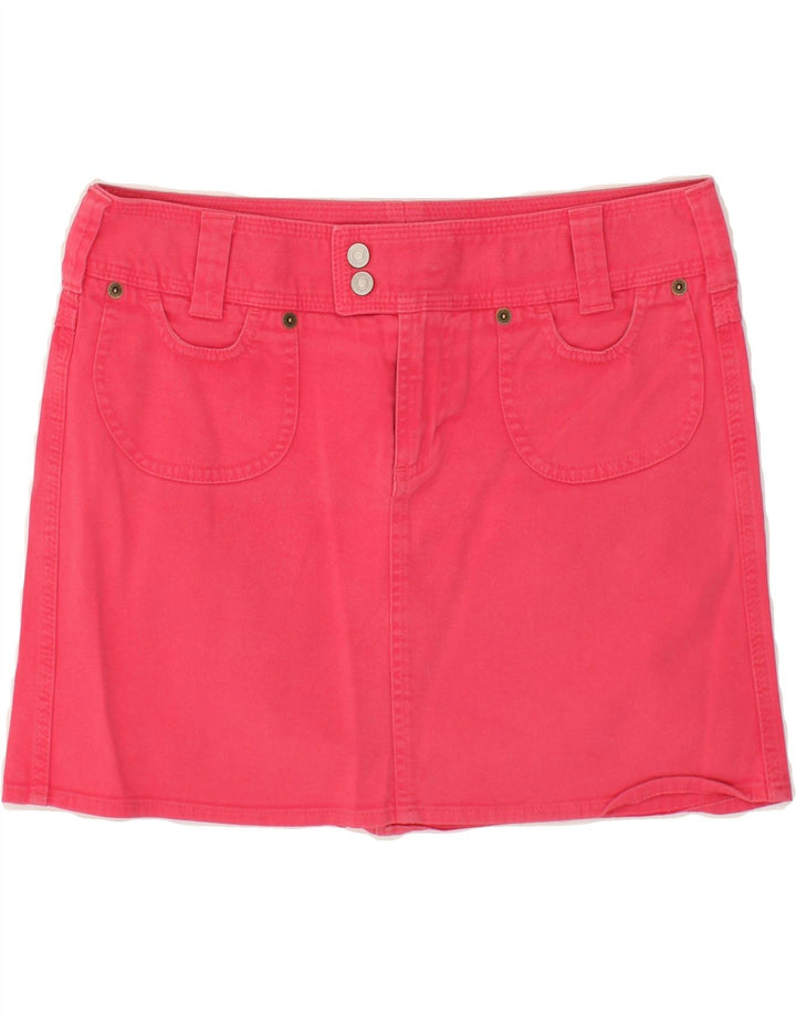 BENETTON Womens Mini Skirt IT 40 Small W30 Pink Cotton Vintage Benetton and Second-Hand Benetton from Messina Hembry 