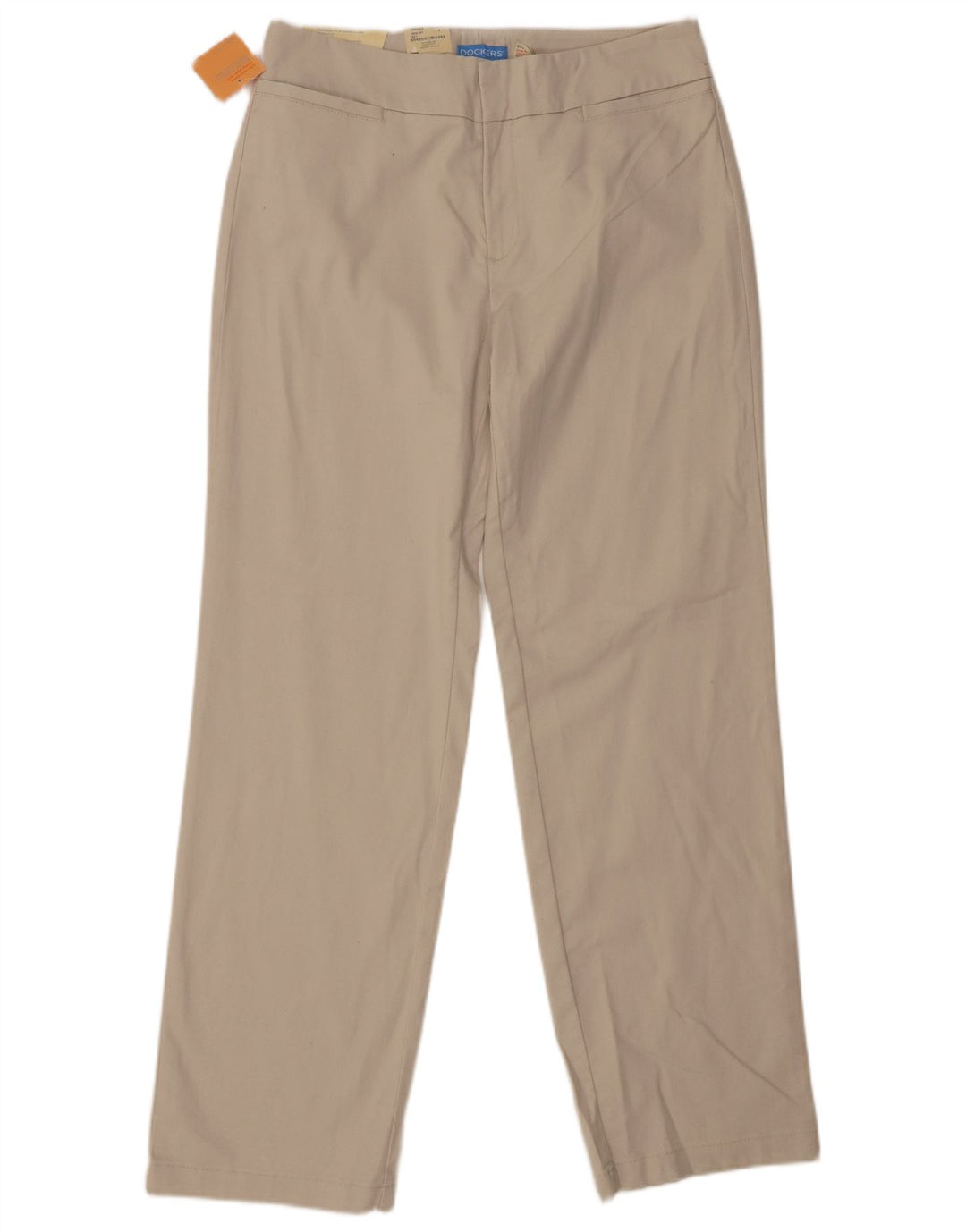 DOCKERS Pantaloni casual dalla vestibilità preferita da donna US 12 Large W30 L31 Beige