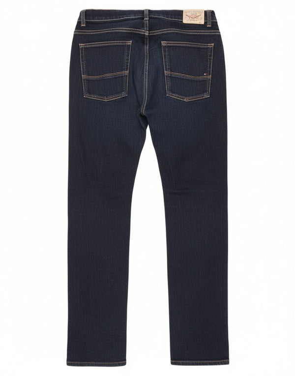 Tommy Hilfiger Ragazzi Slim Jeans 15-16 anni W28 L32 Blu Navy Cotone