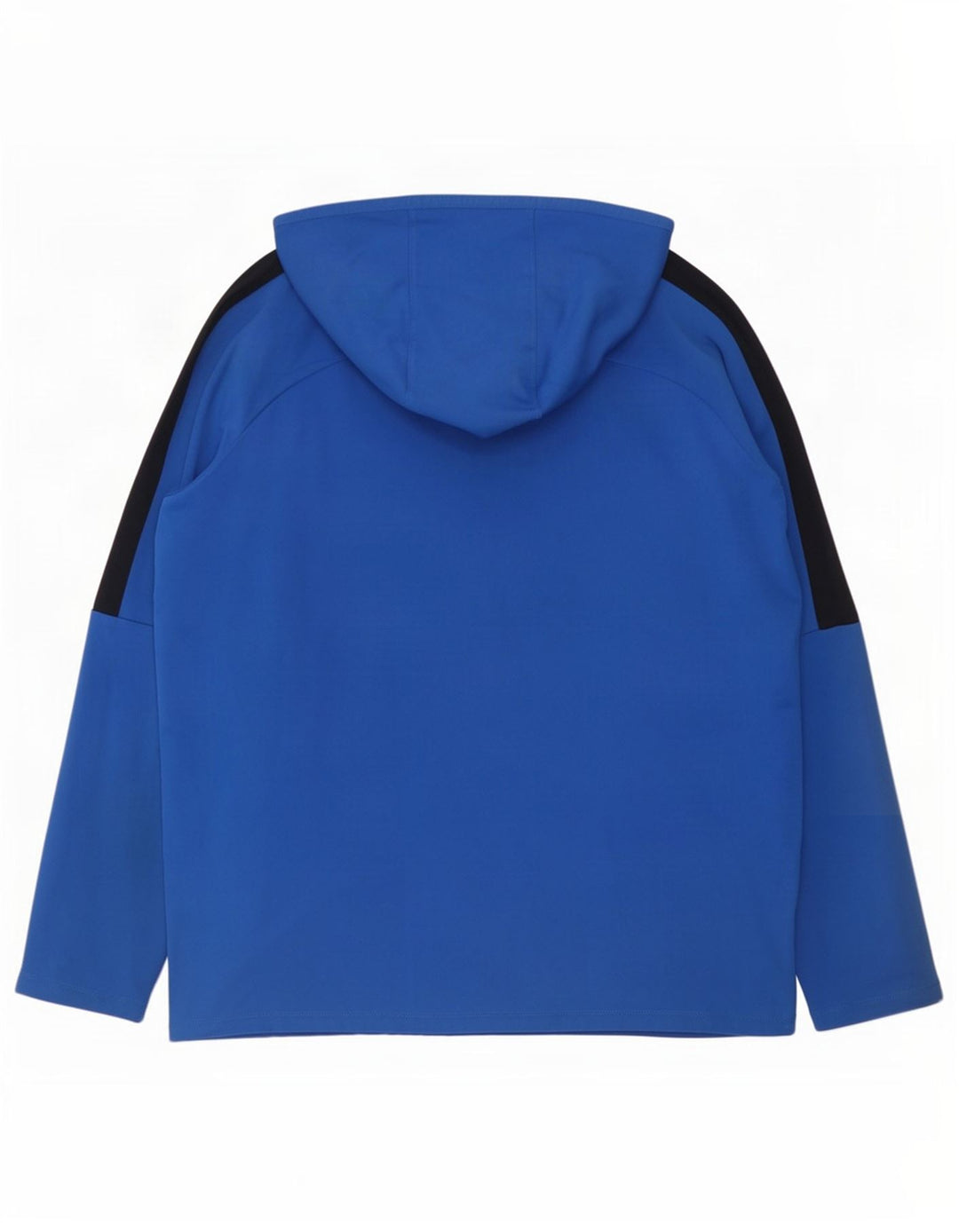 Felpa con cappuccio grafica Nike Dri Fit da uomo, grande, in poliestere color block blu