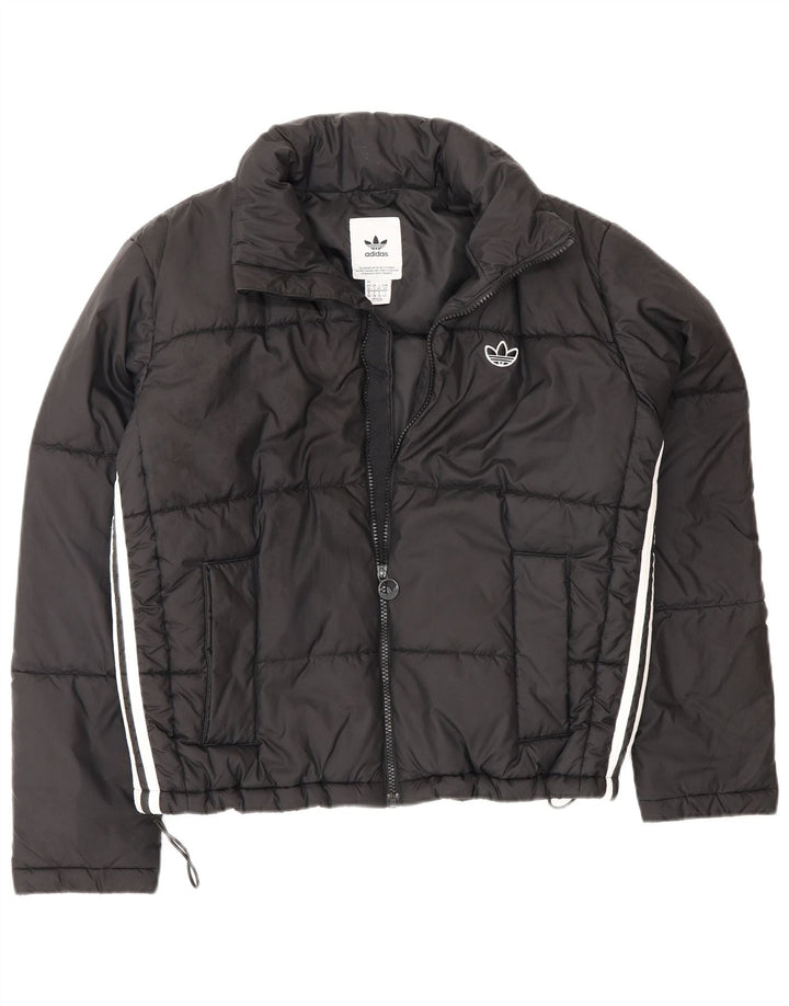 Giacca imbottita oversize da donna Adidas UK 10 Small Poliestere nero