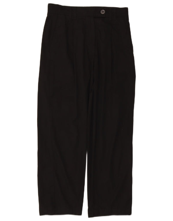 Pantaloni chino larghi da donna MASSIMO DUTTI EU 38 Small W28 L26 Nero