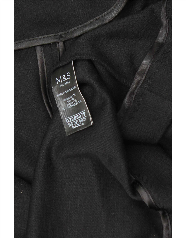 Soprabito oversize da donna Marks & Spencer UK 14 grande poliestere blu navy