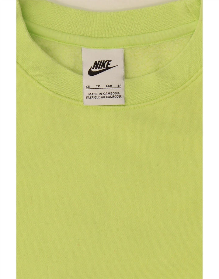 NIKE Mens Sweatshirt Jumper XS Green Cotton Vintage Nike and Second-Hand Nike from Messina Hembry 