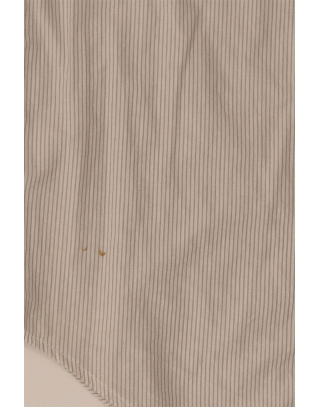 Camicia da uomo a maniche corte Diesel Large in cotone gessato bianco