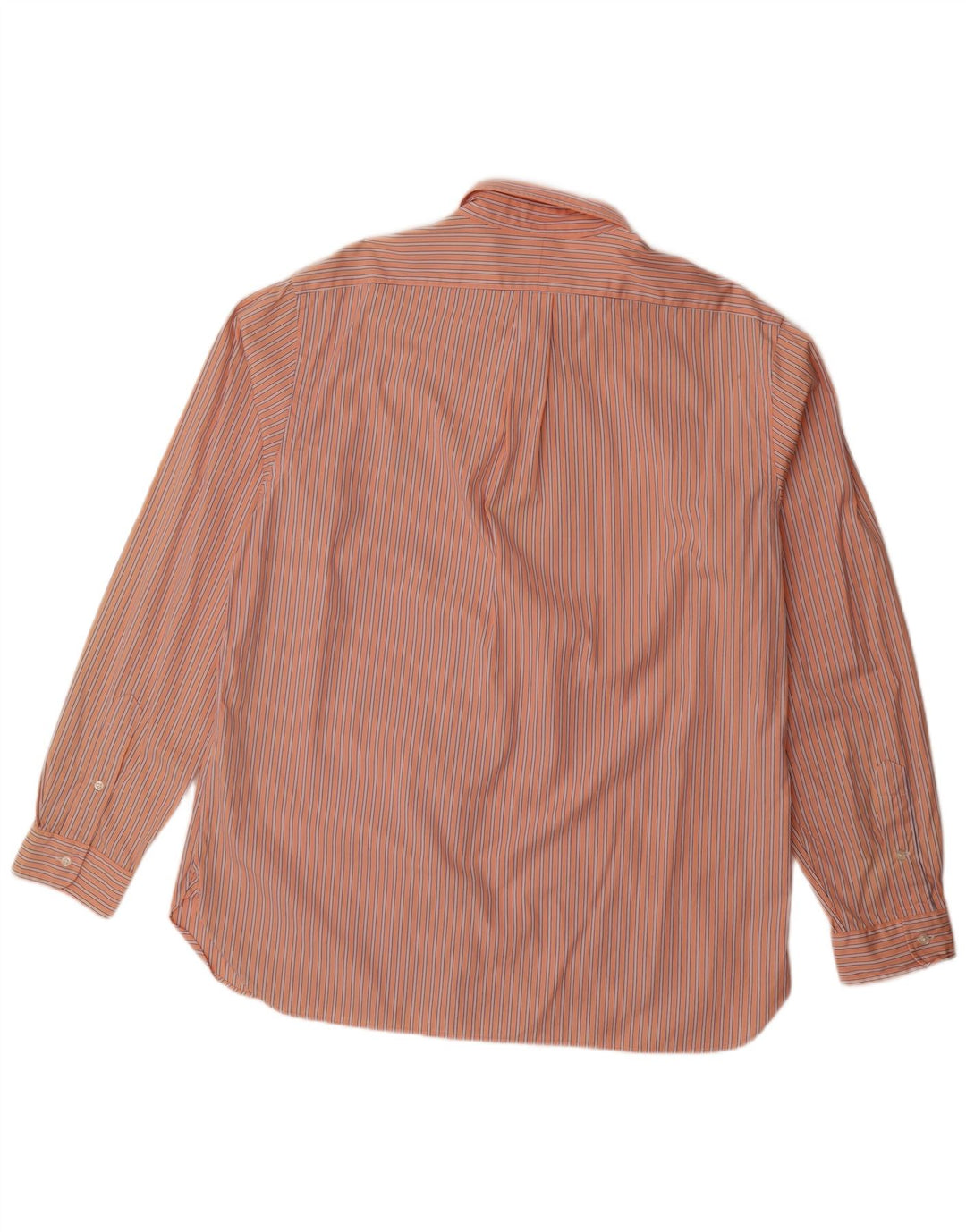 RALPH LAUREN Camicia da uomo taglia 17 XL Cotone a righe arancioni