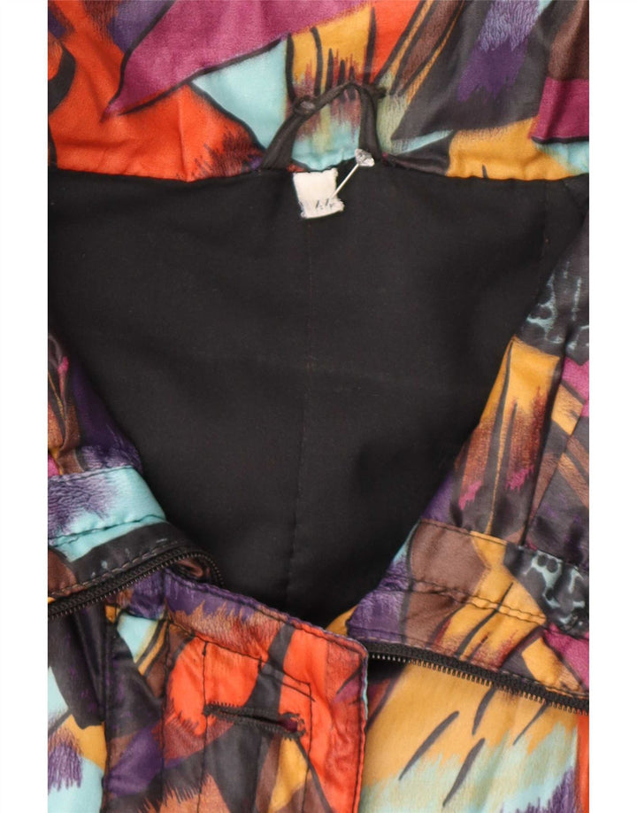 Giacca a vento vintage da donna EU 44 XL multicolore geometrica
