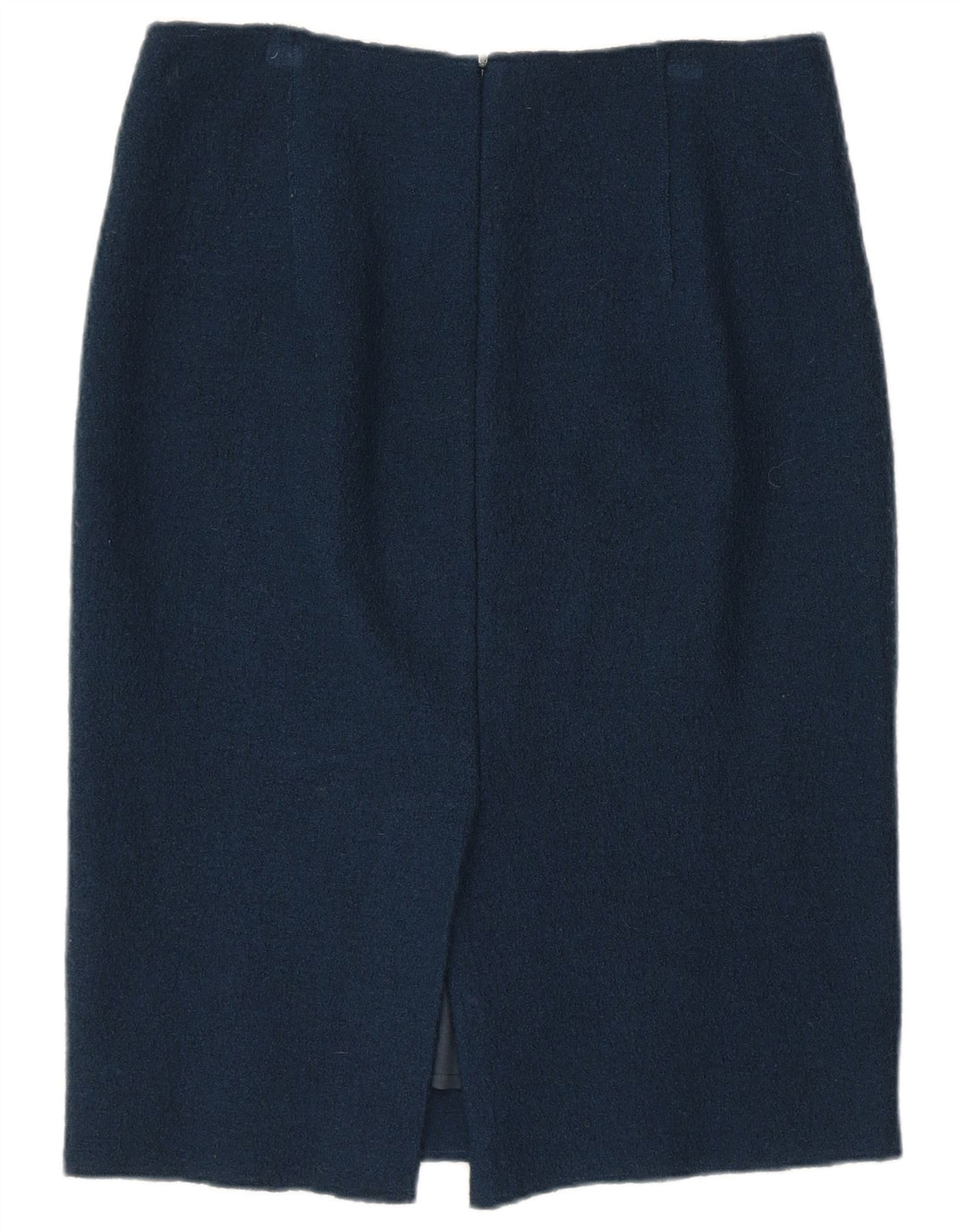 Gonna a tubino da donna Jigsaw UK 12 media W32 lana blu navy
