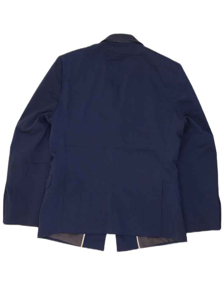 Giacca blazer a 1 bottone da uomo Marks & Spencer UK 40 grande blu navy classica