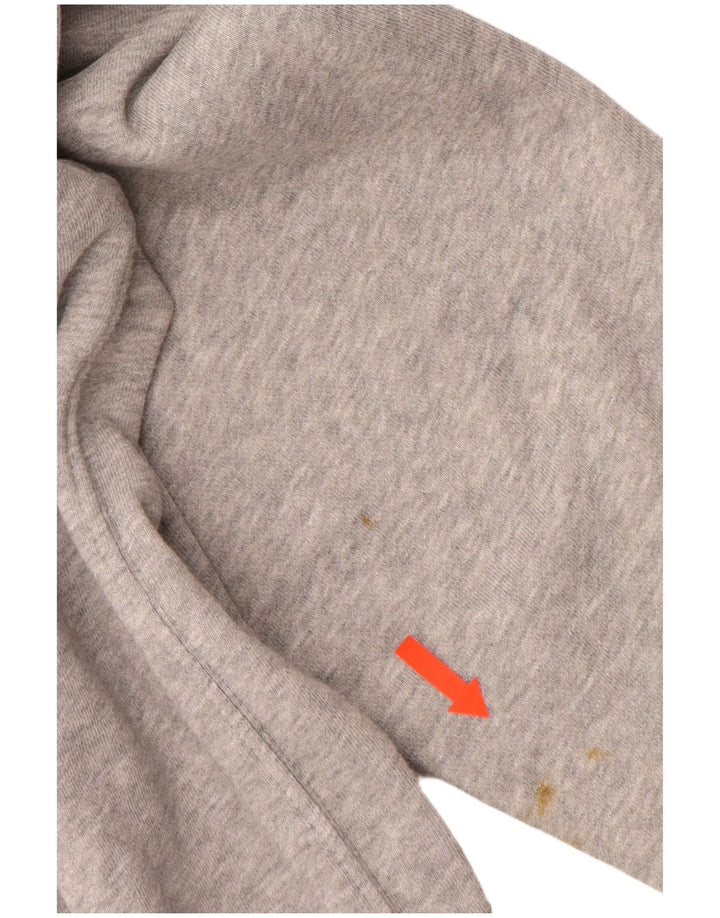 Felpa da uomo NIKE Maglione in cotone grigio medio