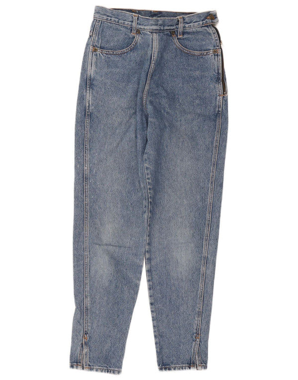 Jeans affusolati a vita alta da donna Stefanel IT 42 medio W28 L27 cotone blu