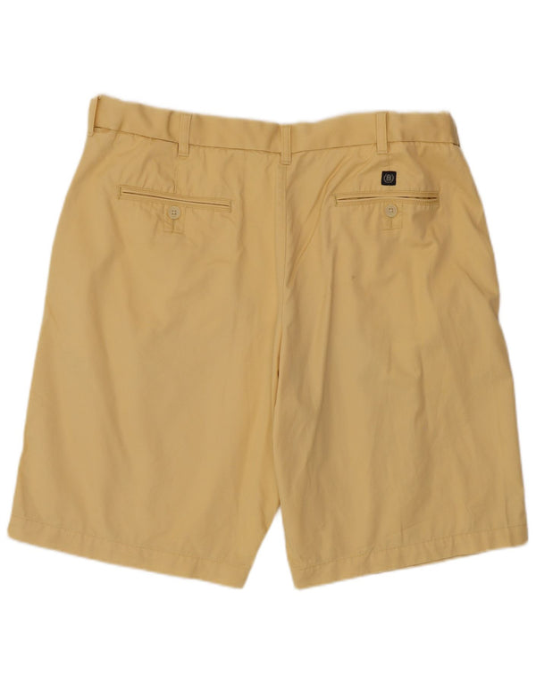 Pantaloncini chino da uomo Marks & Spencer W36 grandi in cotone giallo