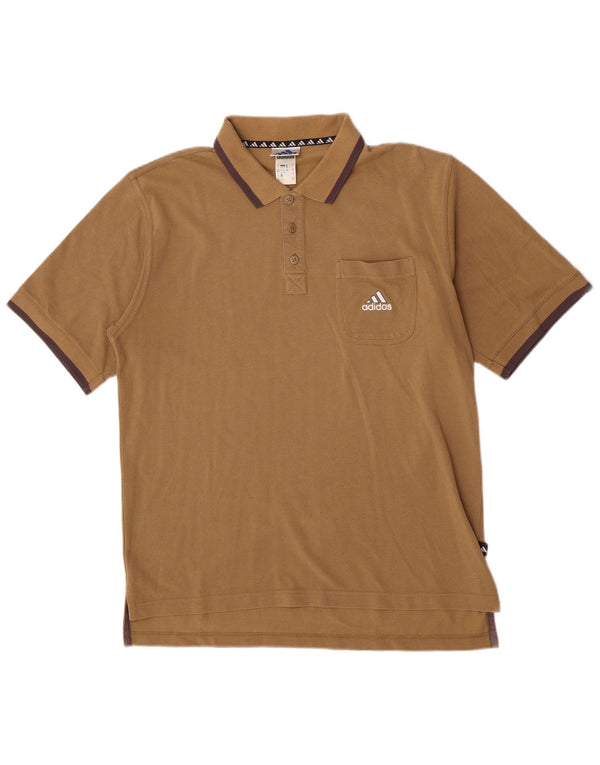 Polo Adidas da uomo UK 40/42 cotone beige medio
