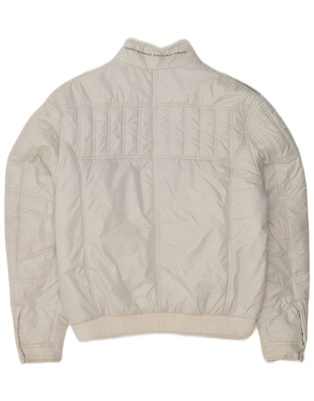 Giacca imbottita militare da uomo UMM UK 42 XL poliestere bianco