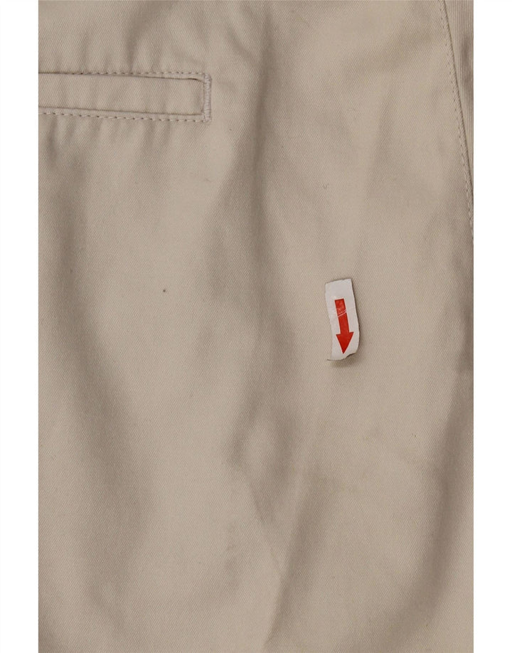 Pantaloncini chino con ancoraggio da uomo Dockers W36 Large in cotone beige