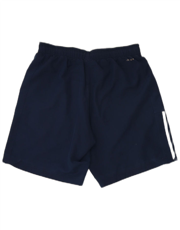 ADIDAS Mens Climalite Sport Shorts Medium  Navy Blue Polyester