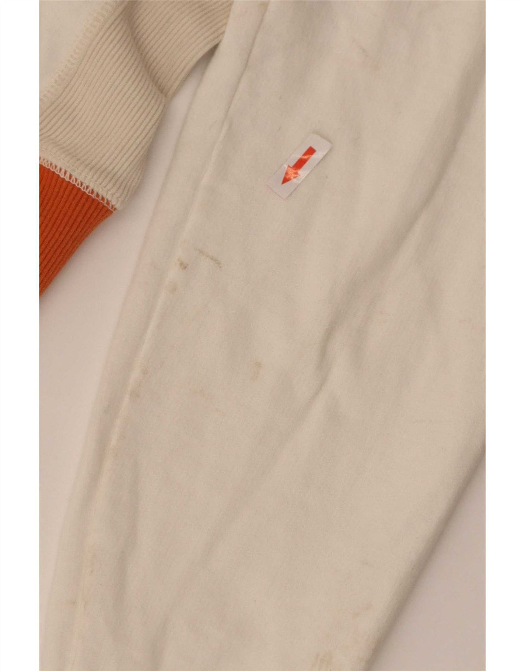 Giacca da ginnastica grafica da uomo G-Star, grande, cotone color block bianco
