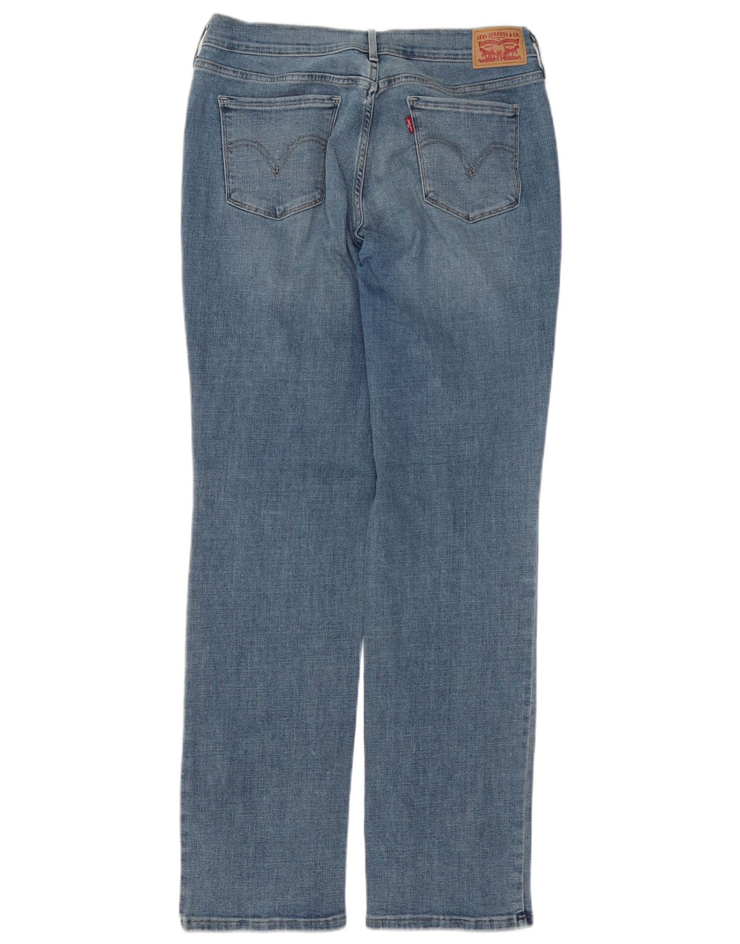 Jeans lunghi dritti da donna LEVI'S US 10 Large W30 L34 cotone blu