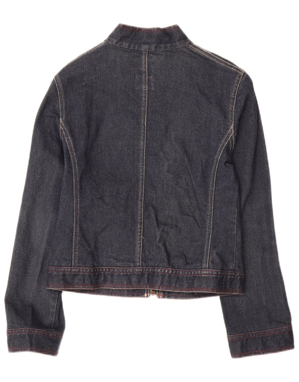 Giacca di jeans per ragazze Calvin Klein Jeans 9-10 anni in cotone blu navy