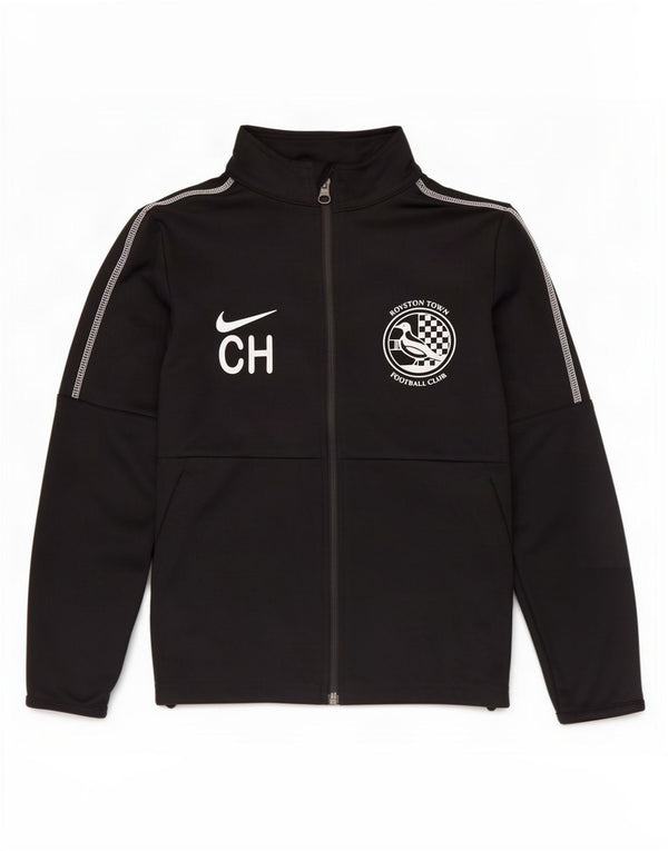 Nike Ragazzi Royston Town F.C. Giacca Top Tuta 10-11 Anni Media Nera