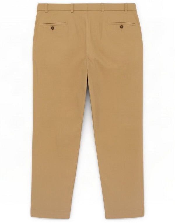 Marks & Spencer Pantaloni da abito dritti da uomo W38 L33 Lino beige