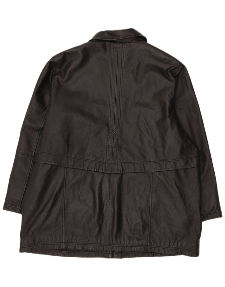 Giacca in pelle da uomo Canda IT 52 XL in pelle nera