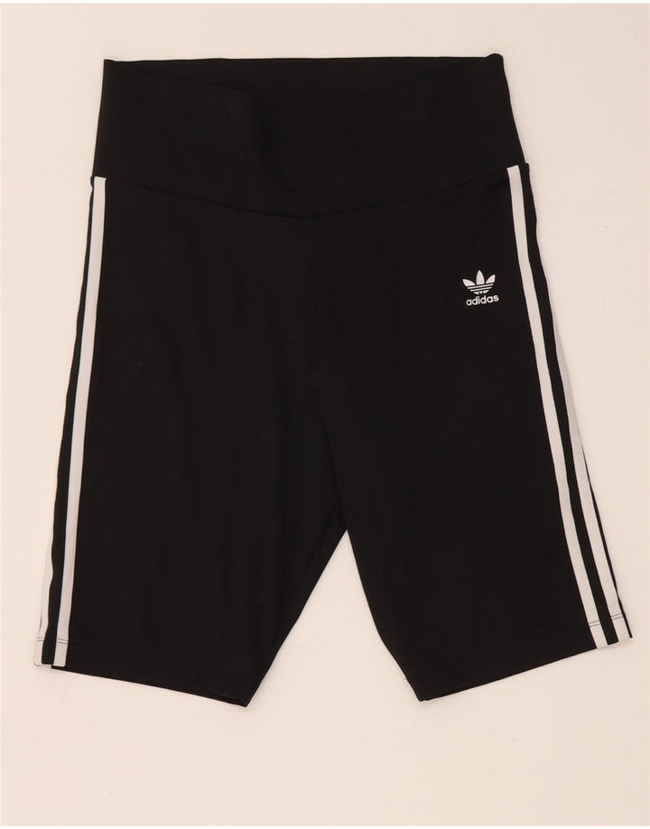 Pantaloncini sportivi Adidas da donna UK 14 Large Nero Poliestere