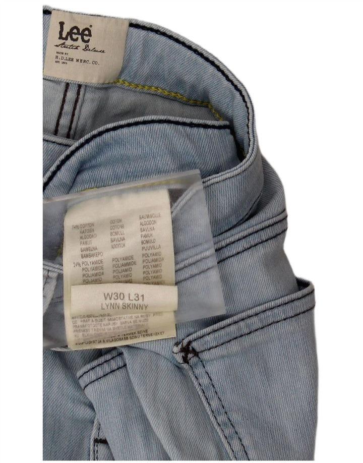 Jeans skinny Lynn da donna LEE W30 L31 cotone blu