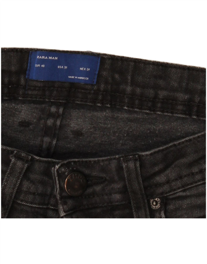 Jeans slim da uomo Zara EU 40 medio W31 L30 neri