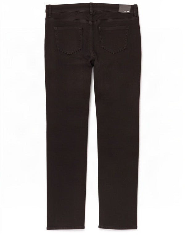 Marks & Spencer Donna The Sophia Straight Jeans UK 18 XL W40 L30 Nero