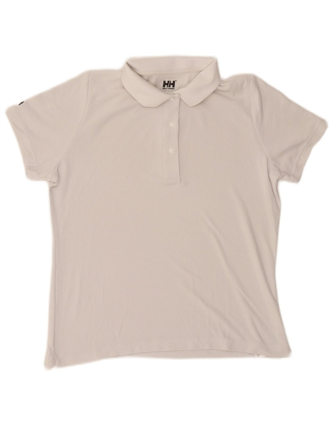 Polo regolare da donna Helly Hansen UK 14 Medium White Poliammide