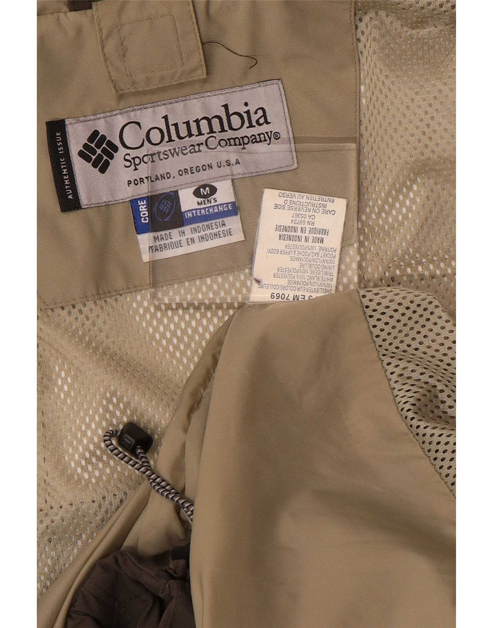 Giacca antipioggia Columbia Interchange da uomo UK 38 Nylon color block marrone medio