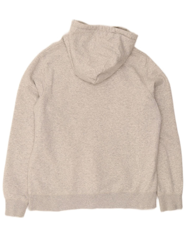 Maglione con cappuccio grafico da donna Jack Wills UK 16 grande cotone chiazzato grigio