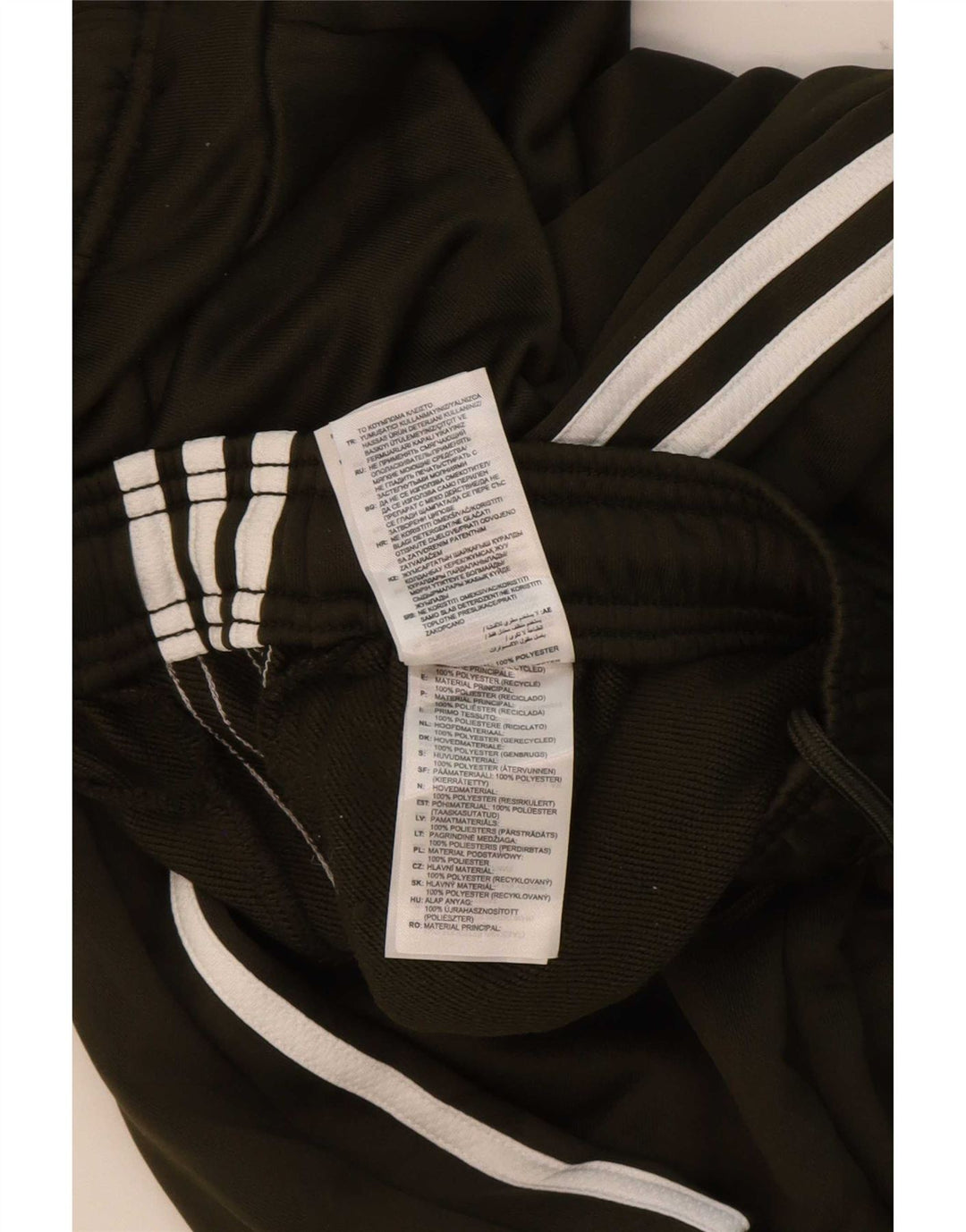 Pantaloni da tuta da uomo Adidas Large in poliestere kaki