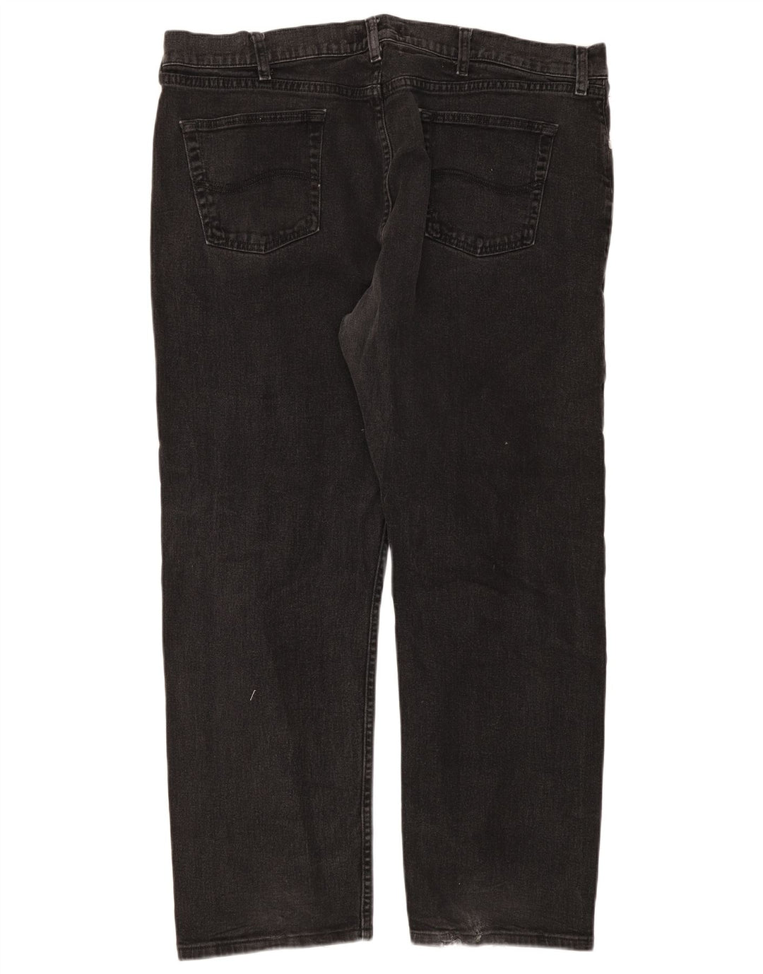 Jeans dritti Lee da uomo vestibilità regolare W42 L30 cotone nero