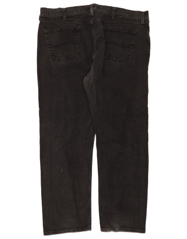Jeans dritti Lee da uomo vestibilità regolare W42 L30 cotone nero