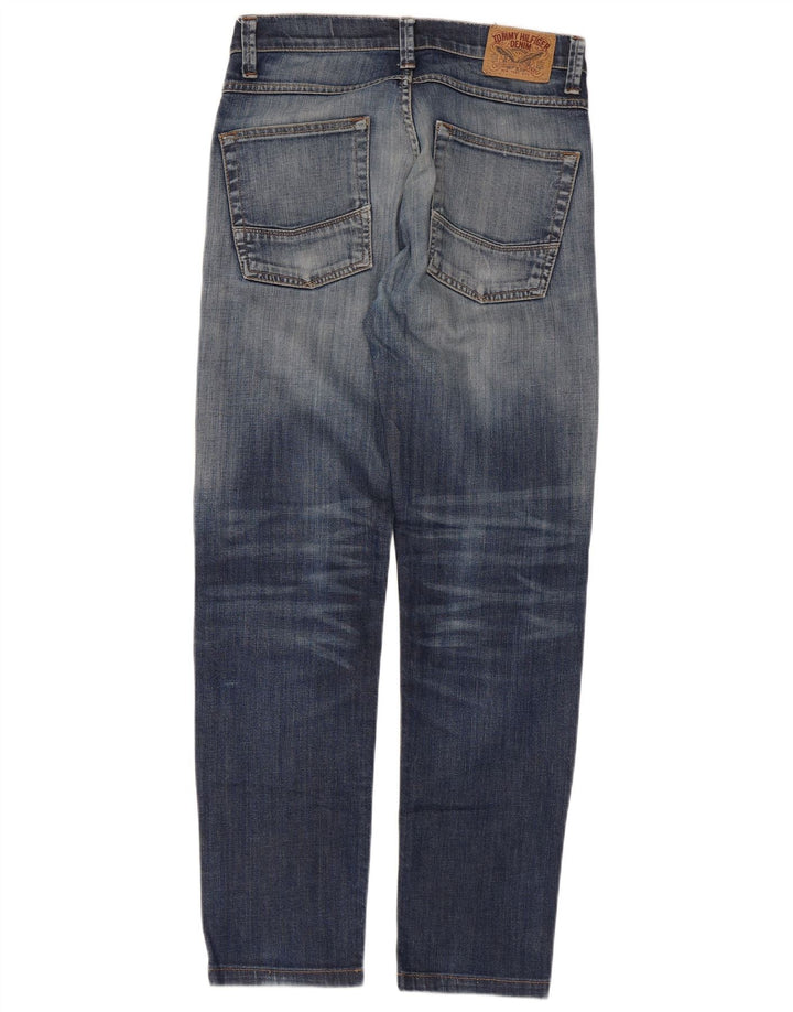 Jeans slim da uomo Tommy Hilfiger W31 L30 cotone blu