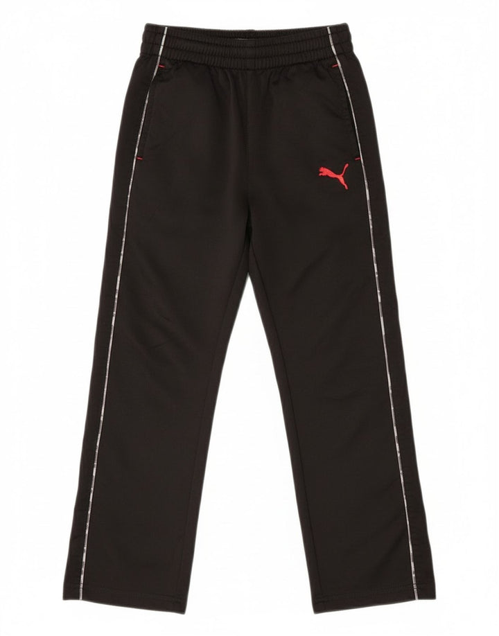 Pantaloni della tuta da ragazzo Puma 5-6 anni in poliestere nero