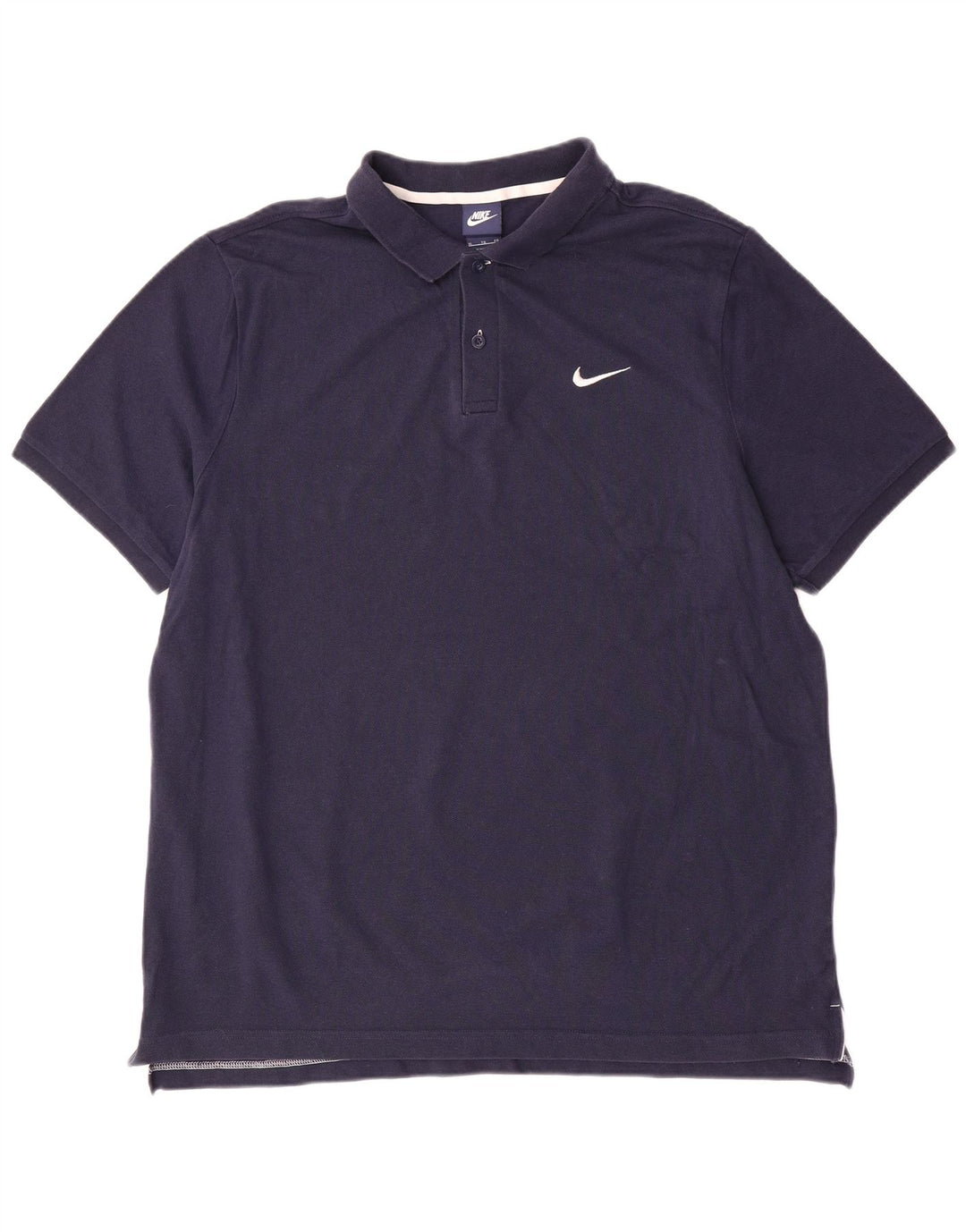 Polo NIKE da uomo XL in cotone blu navy