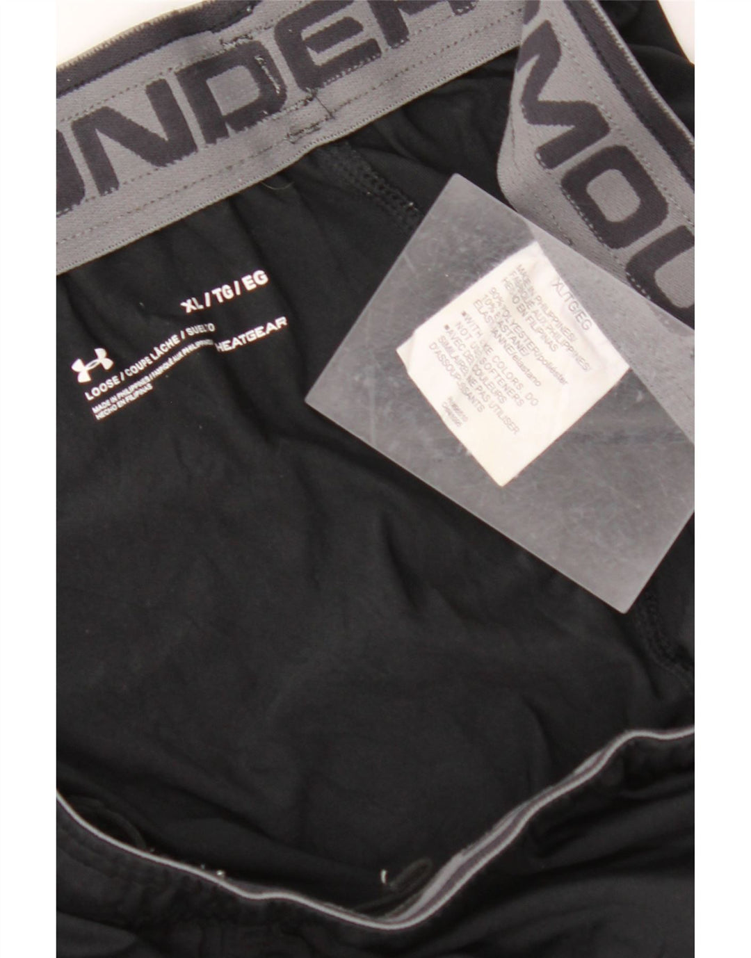 Pantaloncini sportivi UNDER ARMOUR da uomo Heat Gear XL poliestere nero