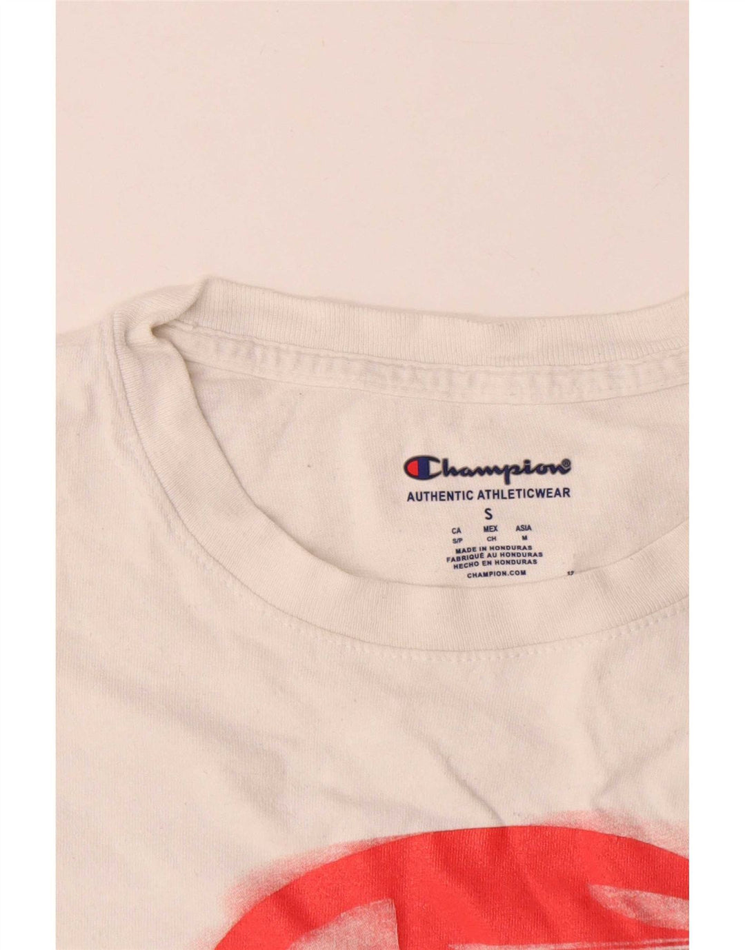 T-shirt grafica da uomo Champion Top piccola bianca