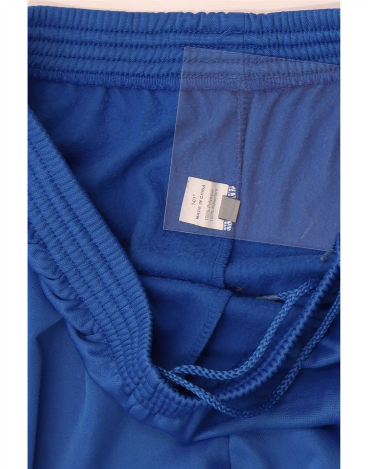 Pantaloni da tuta con grafica vintage da uomo, pantaloni da jogging, grandi in poliestere blu