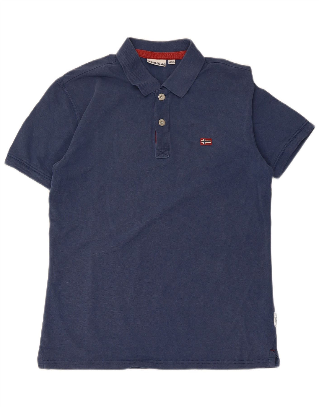 Polo da uomo NAPAPIJRI piccola blu navy
