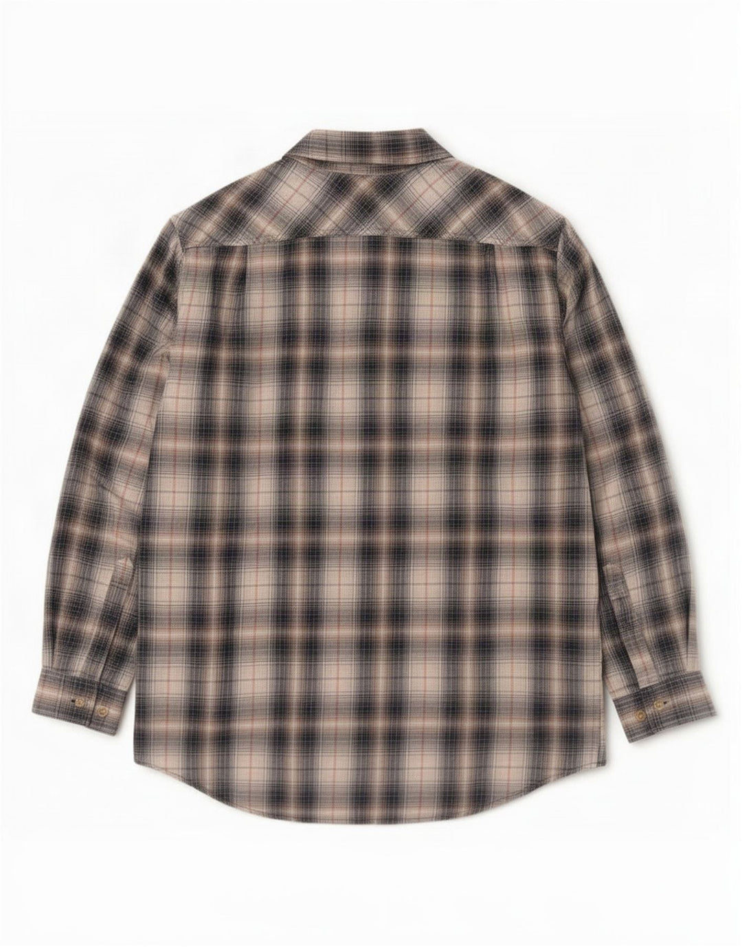 Camicia in flanella da uomo Marlboro Classics, cotone a quadri blu navy grande