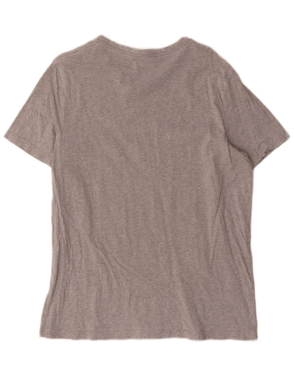 T-shirt da uomo Tommy Hilfiger Top in cotone chiazzato grigio medio