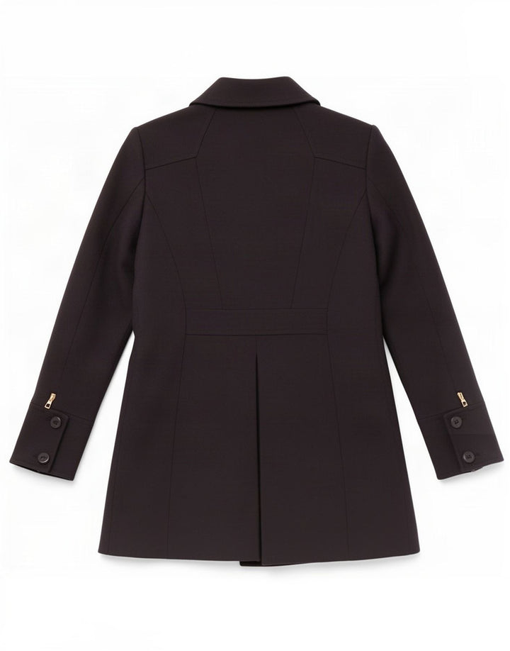 Cappotto doppiopetto da donna Reiss UK 12 Medio Blu navy Poliestere
